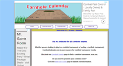 Desktop Screenshot of cornholecalendar.com